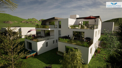Luxuriöse Terrassenwohnung mit Garten im Neubau - Top 4