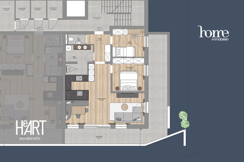 Exklusive Dreizimmer-Terrassenwohnung in Hart im Zillertal | HeARTmoments - TOP 01 - PROVISIONSFREI DIREKT VOM BAUTRÄGER