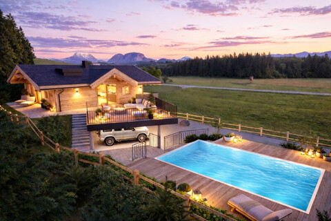 "Das Wieshäusl" - hochwertiges Zweifamilienhaus mit Pool in Alleinlage und seltenem Freizeitwohnsitz in Angerberg