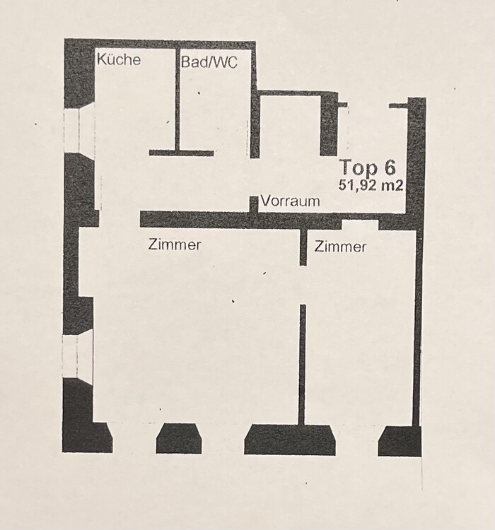 Helle 2-Zimmer Wohnung in Hötting