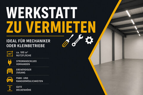 Werkstatt in Völs zu vermieten (provisionsfrei) 