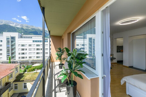 Perfektes, ausgestattetes Apartment im Zentrum mit Balkon
