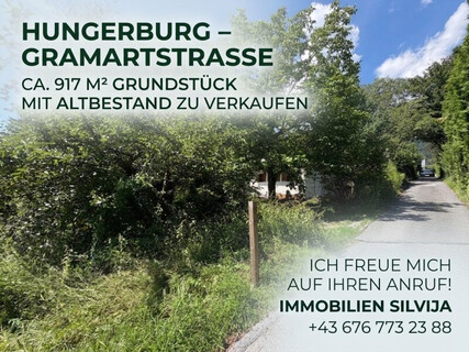 HUNGERBURG – GRAMARTSTRASSE: Exklusives Grundstück mit ca. 917 m² und bestehendem Altbestand in Innsbruck