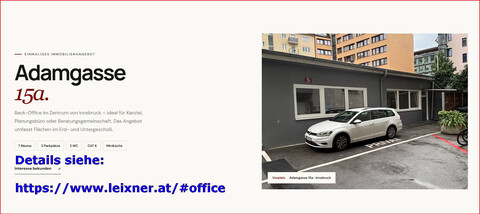 Back-Office im Zentrum von Innsbruck 