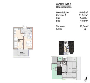 moderne Terrassenwohnung