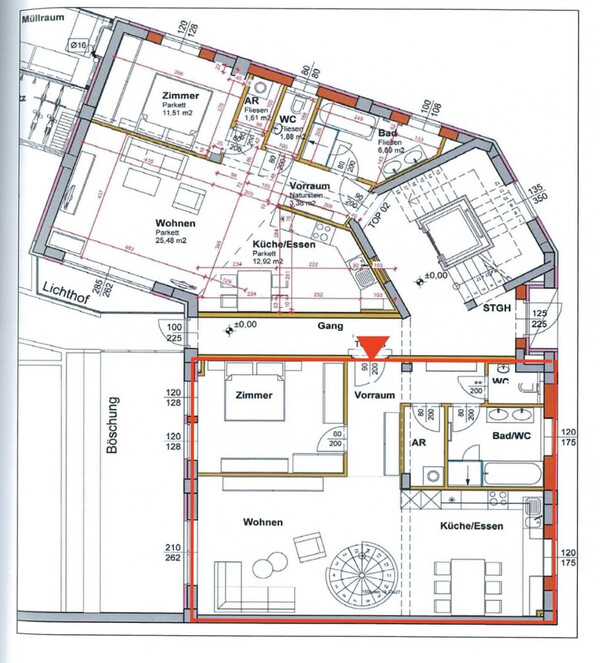 Elegante Stadtwohnung mit Galeriecharakter & Souterrainbereich
