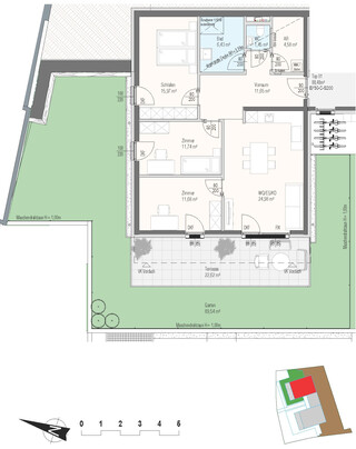 4 Zimmer-Gartenwohnung provisionsfrei direkt vom Bauträger