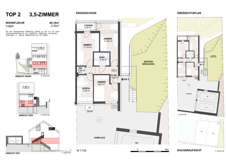 3,5 Zimmer WG Wohnung 