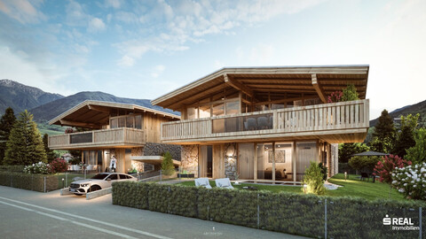 Exklusives Neubauhaus in Kitzbühel – alpine Architektur, Wellnessbereich und hochwertiges Wohnkonzept Haus 1