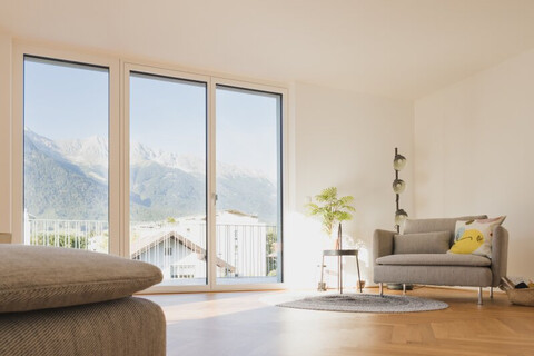 "Das Haus im Haus" mit Blick auf die Nordkette