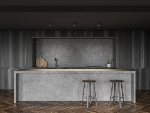 Beton wird geliebt oder gehasst, die Klimaproblematik tut noch das Ihre dazu, aber im minimalistisch kleinen Bereich ist das Material durchaus ohne Diskussionen zu verwenden, denn es besticht mit seiner Eleganz.