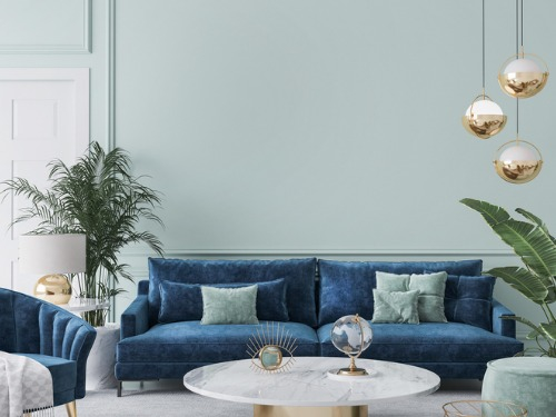 Mediterranes Blau erweckt Urlaubsgelüste. Ein leuchtender und gleichzeitig beruhigender Farbton mit großer Wirkung.