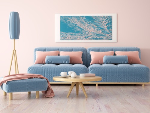 Pastellfarben, richtig kombiniert, bringen einen Hauch Sommer in die vier Wände.