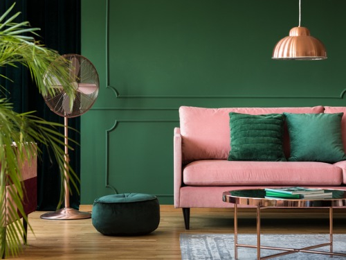 Der Farbton Roségold oder Kupfer verleiht jedem Raum eine edle und moderne Atmosphäre, ohne übertrieben zu wirken.